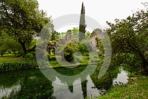 River At Garden Of Nympha