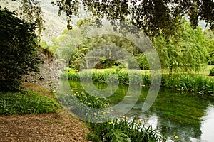 River At Garden Of Nympha