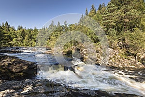 River Garry at Glengarry in Scotland.