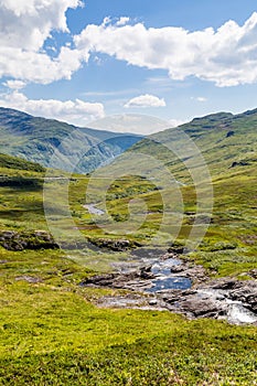 River Gaula along Gaularfjellet in Norway