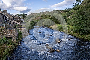 River Glaslyn in Beddgelert in Wales in the United Kingdom