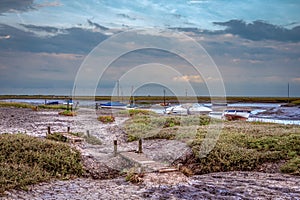 The River Glaven Morston Quay Norfolk UK photo