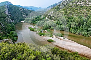 River gorge in Greece