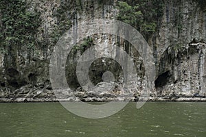 River in Grijalva river in Sumidero Canyon, Triunfo, Mexico