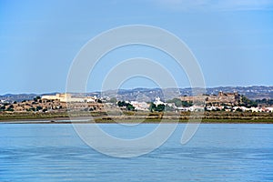 River Guadiana and town, Castro Marim.