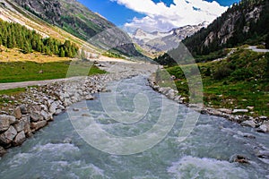 River in the Hohe Tauern national park