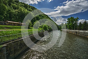 River Hron at the town of Banska Bystrica