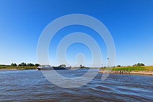 River the IJssel in Holland