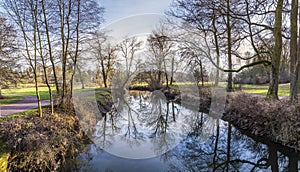 River ilm in the Goethe Park in Weimar