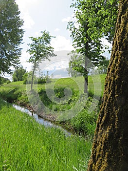 The River Inn near AltÃ¶tting in Bavaria