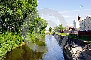 River Iset, Yekaterinburg city photo