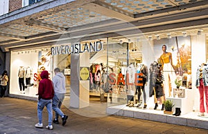 River Island store front