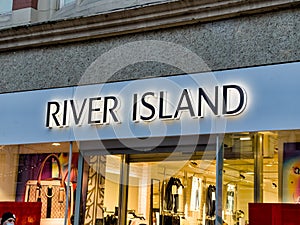 River Island Sign