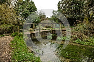 River Itchen footbridge, Itchen Stoke, Hampshire