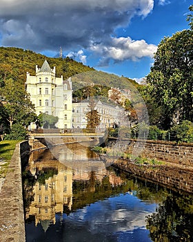 River in Karlovy Vary spa
