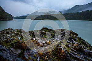 The river of Katun in Altai photo