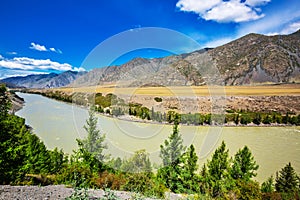 The River Katun. Gorny Altai, Russia