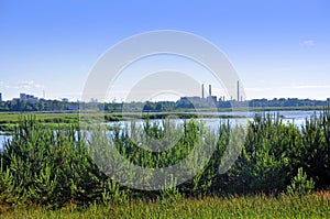 River Kishezers. Latvia