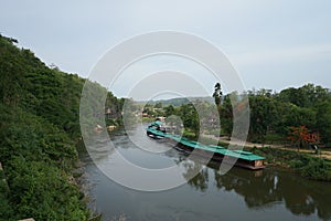 River Kwai in the area of Ka Saen Cave Near the Death Railway