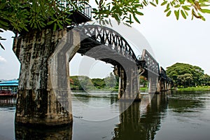 River Kwai bridge in kanchanaburi