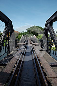 River Kwai Bridge ,Kanchanaburi,Thailand