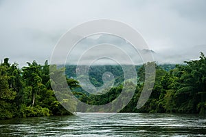 River Kwai junkle view Thailand