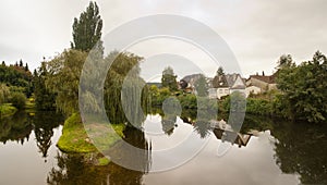 River La Cere and Bretenoux France photo