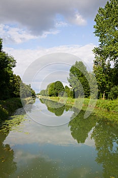 River landscape in france photo