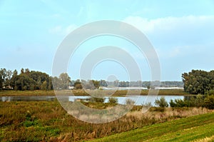 River landscape in Holland