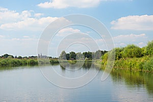 River landscape Holland