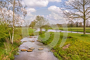 River landscape Regge Netherlands