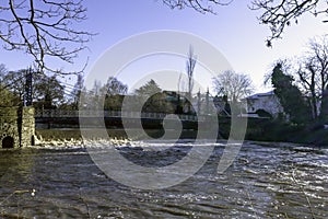 River Leam in winter - Pump Room / Jephson Gardens, Royal Leamington Spa