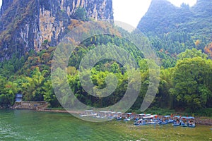 River Li cruise in Guilin, China