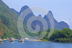 River Li cruise in Guilin, China