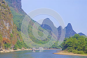 River Li cruise in Guilin, China