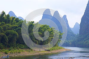 River Li cruise in Guilin, China