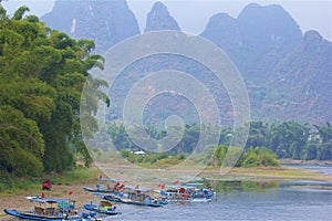 River Li cruise in Guilin, China