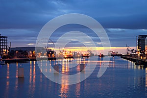 River Liffey At Sunrise