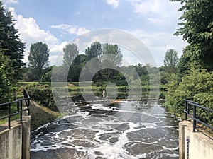 River lock at the Beneden Regge river