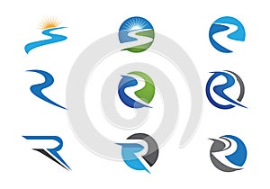 River Logo Template