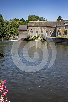 River Loir with mill in Chateaudun
