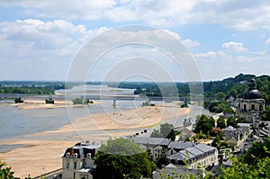 River Loire at Saumur, France