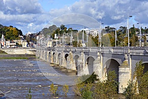 River Loire at Tours in France