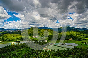 The River-loop area of Shenzhen River