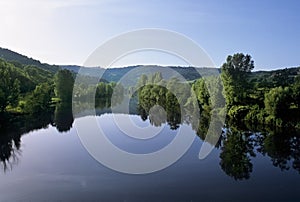 The river lot midi pyrenees france