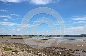 River Lune estuary at Sunderland Point Lancashire