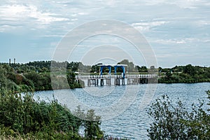 The River Maas in the Province Limburg, The Netherlands