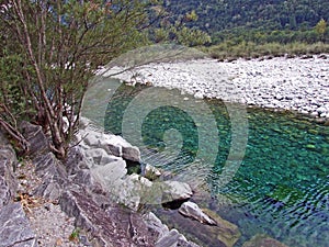 River Maggia or Fiume Maggia Valle Maggia