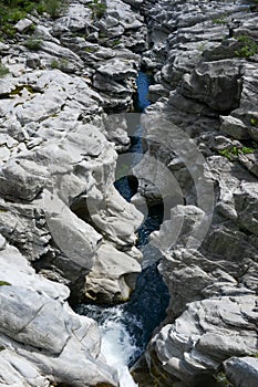 River Maggia in the valley of the same name