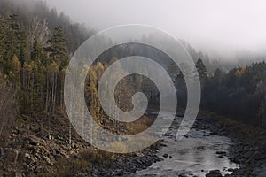 River Maliy Inzer. Bashkortostan. Southern Urals